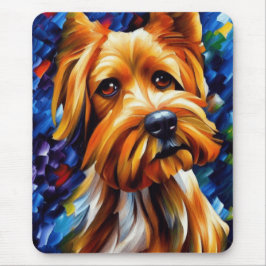 Mousepad Pintura de Cachorro de Terrier Yorkshire
