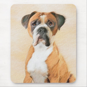 Mousepad Pintura De Cachorro Descortada Arte Animal Origina