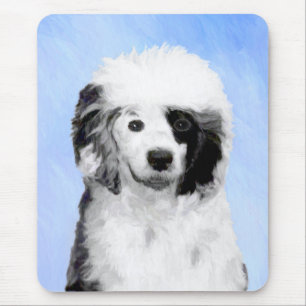 Mousepad Pintura de Cachorro Português - Arte Original de