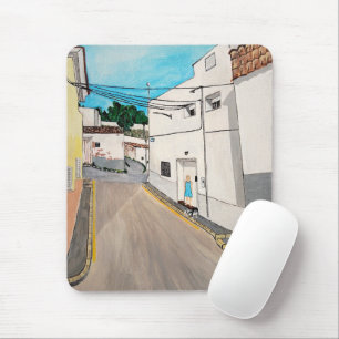 Mousepad Pintura de Calle Cabanilles por Alfred Fox