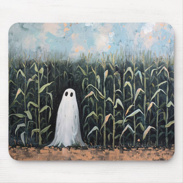 Mousepad Pintura de campo de ferro-ghost (Frente)