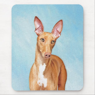 Mousepad Pintura De Cão Faraó - Arte De Cão Original