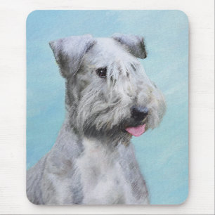 Mousepad Pintura de Cesky Terrier - Arte de Cachorro Origin