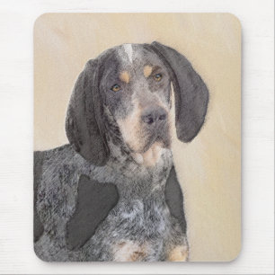 Mousepad Pintura de Connhound Bluetick - Cachorro Original
