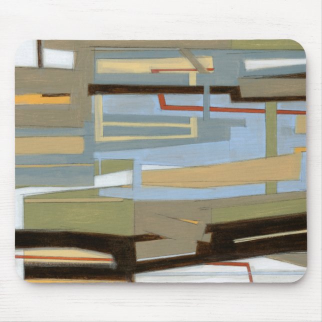 Mousepad Pintura de expressão livre moderna por Norman Wyat (Frente)