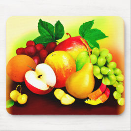 Mousepad Pintura de Frutas Tropicais. Comprar Agora