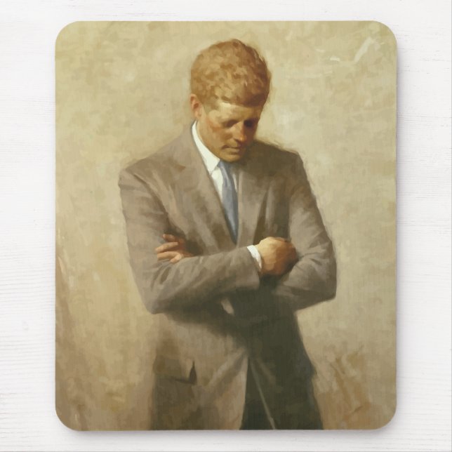 Mousepad Pintura de John F. Kennedy (Frente)