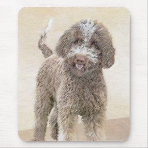 Mousepad Pintura De Lagotto Romagnolo - Arte De Cão Origin