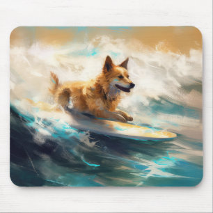 Mousepad Pintura de Navegação em Praia do Lapphund, Finland