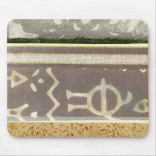 Mousepad Pintura de Padrão Tribal Contemporâneo