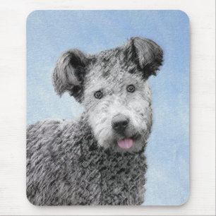 Mousepad Pintura De Pumi - Arte De Cão Original Bonita