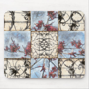 Mousepad Pintura de rolagem Abstrato com painel