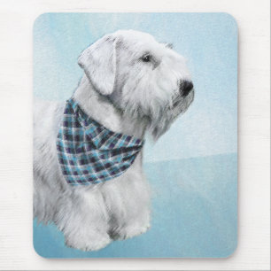 Mousepad Pintura de Sealyham Terrier - Arte de Cachorro Ori