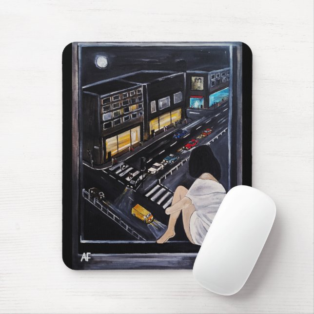 Mousepad Pintura de Sexta à Noite por Alfred Fox (Com mouse)