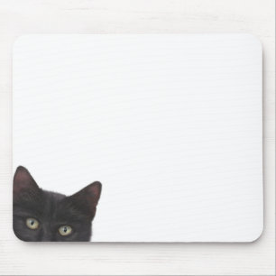 Mousepad Pintura digital de Gatinho curiosa