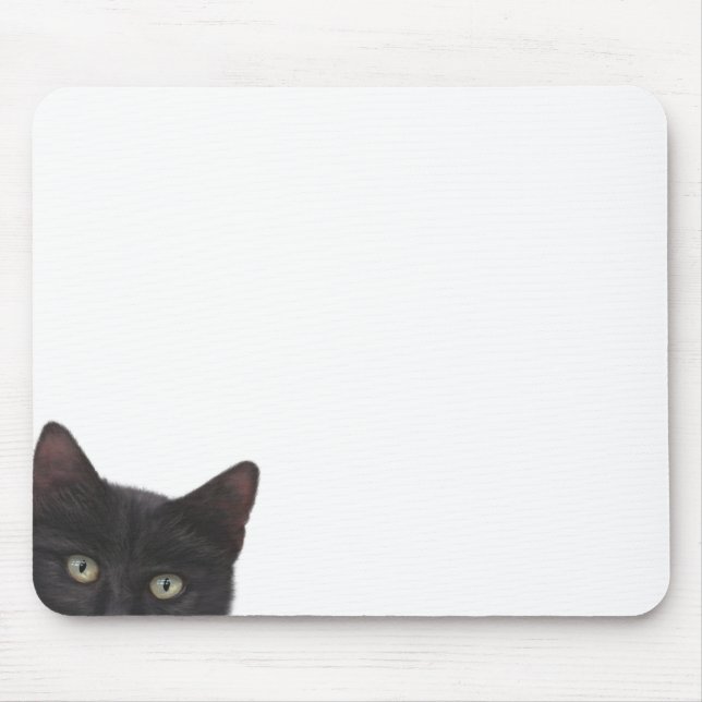 Mousepad Pintura digital de Gatinho curiosa (Frente)