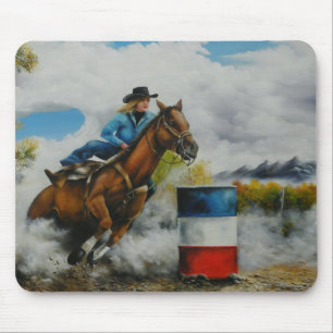 Mousepad Pintura do piloto de Barrell em produtos