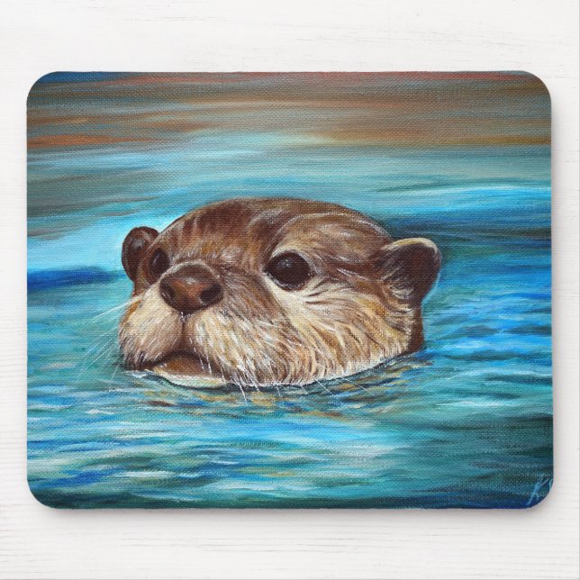 Mousepad Pintura do Rio Otter (Frente)