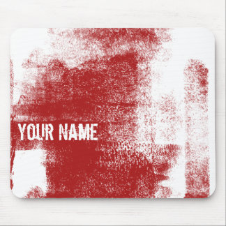 Mousepad Pintura do vermelho do Grunge