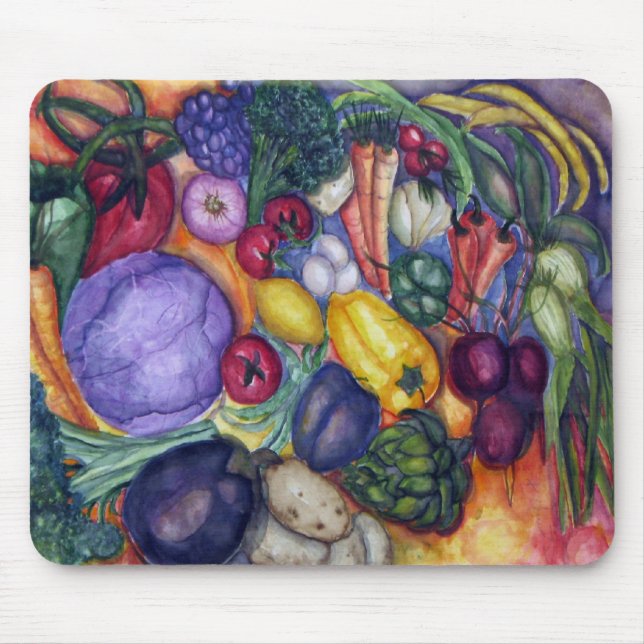 Mousepad Pintura dos vegetais (Frente)