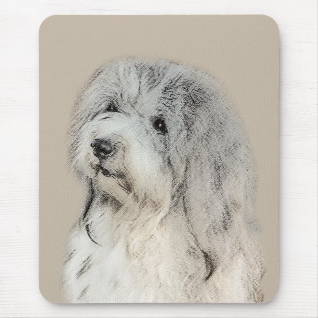 Mousepad Pintura em Havanês (Dourada Sable) - Arte original (Frente)