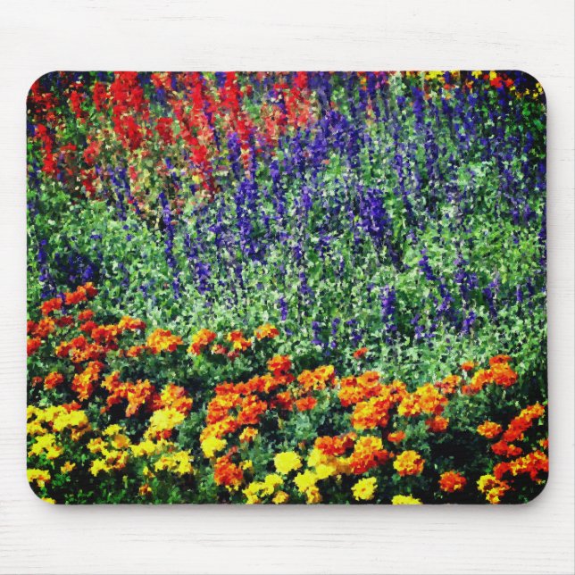 Mousepad Pintura em Jardim Flor (Frente)