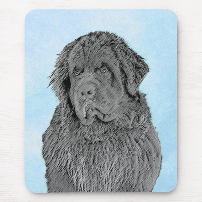 Mousepad Pintura em Terra Nova - Arte Cachorra Original (Frente)