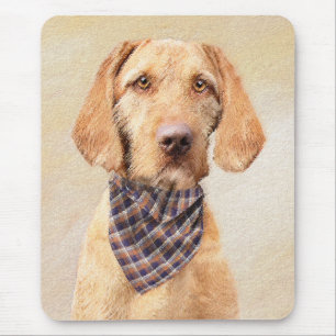 Mousepad Pintura em Vizsla, por Wirehaired - Arte Cão Orig