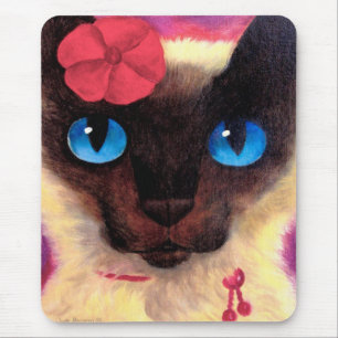Mousepad Pintura felino do animal de estimação do gato