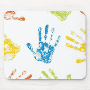Mousepad Pintura Handprint dos miúdos