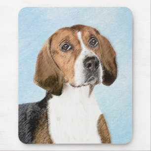 Mousepad Pintura Inglesa em Foxhound - Arte Cachorra Origin