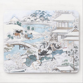 Mousepad Pintura japonesa do samurai de combate de 47 Ronin