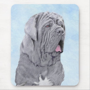 Mousepad Pintura Mastiff Neopolita - Arte Cão Original