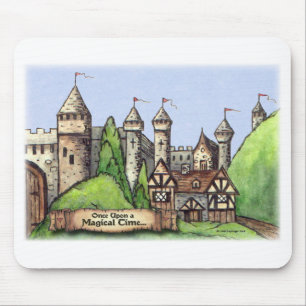 Mousepad Pintura medieval da vila