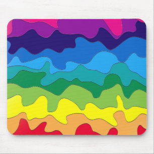 Mousepad Pintura multicolorido