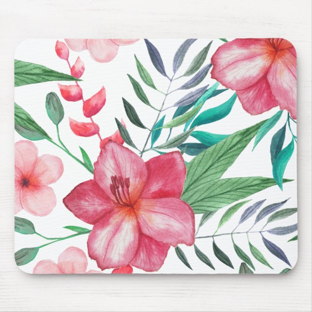 Mousepad Pintura na Floresta Tropical (Frente)
