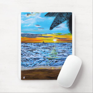 Mousepad Pintura Perseguindo o Pôr do Sol por Alfred Fox