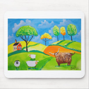 MOUSEPAD PINTURA POPULAR DA VACA DOS CARNEIROS