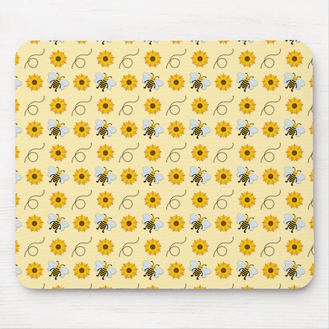 Mousepad Pinturas De Abelhas (Frente)