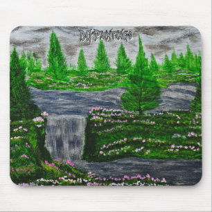 Mousepad Pinturas DG Pine Meadow Waterfall