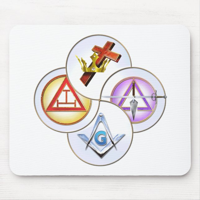 Mousepad Pinwheel de Digitas do rito de York (Frente)