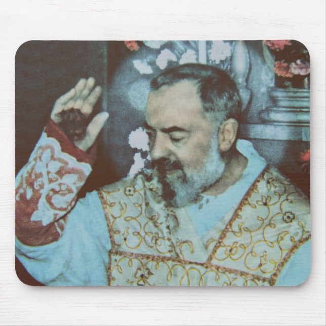 Mousepad Pio do Padre do santo (Frente)