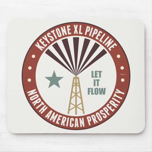 Mousepad Pipeline Keystone XL (Frente)