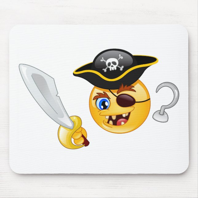 Mousepad pirata emoji (Frente)