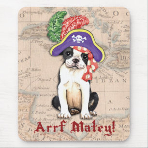 Mousepad Pirata Terrier de Boston