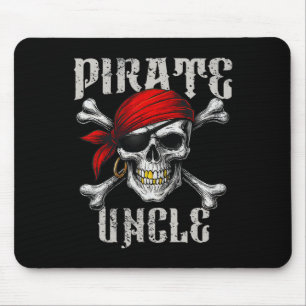 Mousepad Pirata Tio Jolly Roger Flag E Skull Crossbones