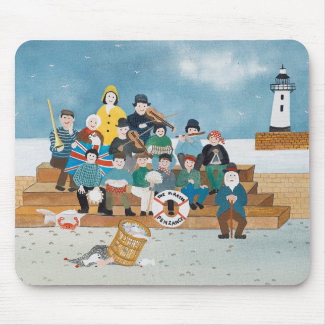 Mousepad Piratas idosos de Penzance (Frente)
