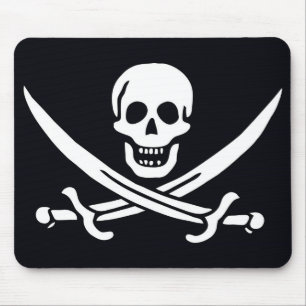 Mousepad Pirate Flag Jack Rackham