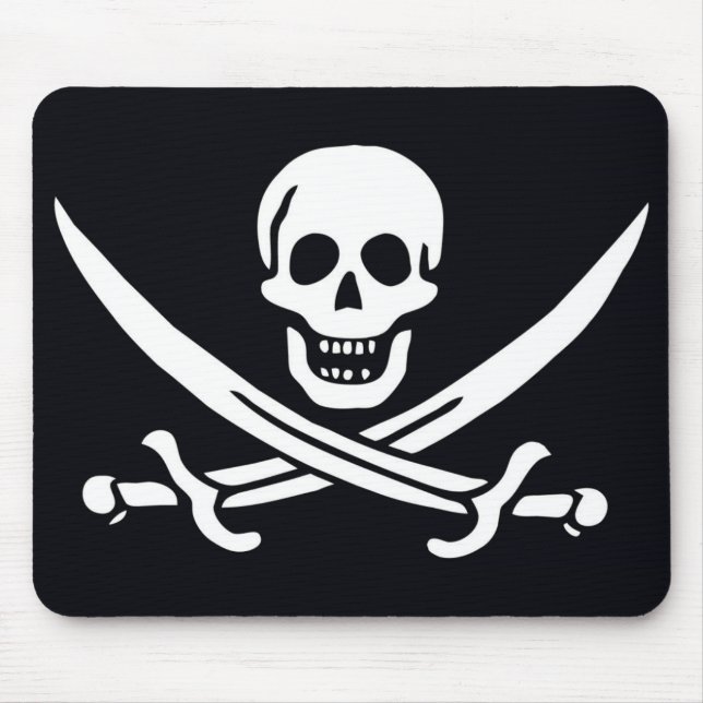 Mousepad Pirate Flag Jack Rackham (Frente)