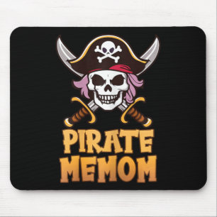 Mousepad Pirate Memom Engraçado Capitão Correspondente ao C
